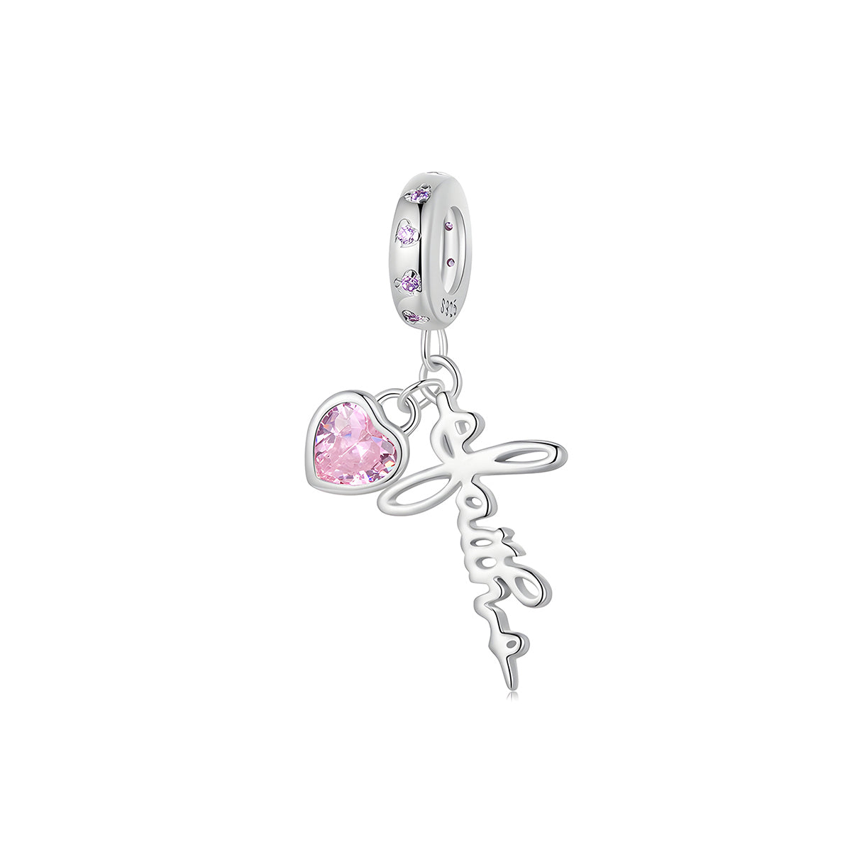 Charm de Corazón, Plata .925, Ame Glam Pop