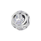 Charm de Plata .925, Footprint, Miow