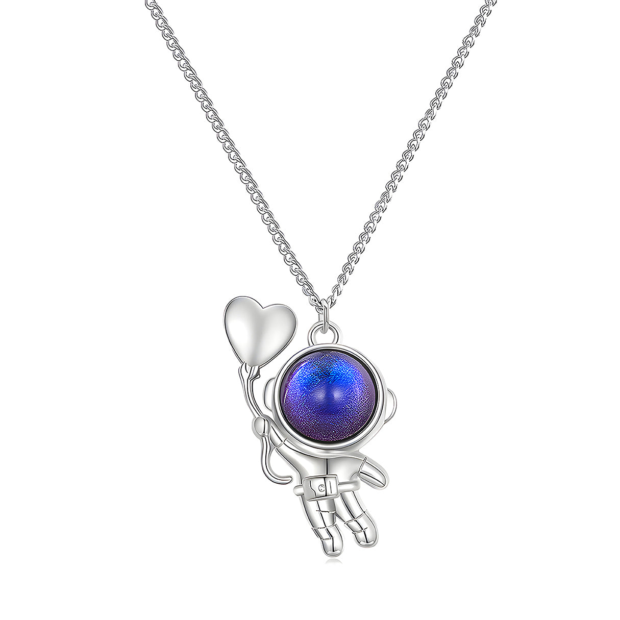 Collar de Corazón, Plata .925, Ame Glam Pop