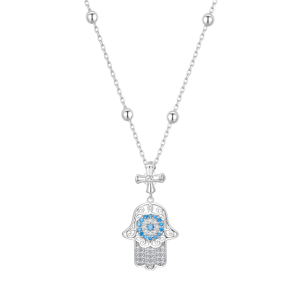 Collar Mano Fátima, Plata .925, Ame Glam Pop