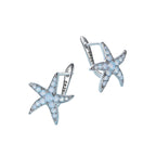 Aretes de Estrella Mar, Plata .925, Ame Glam Pop