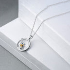 Collar de Plata .925, Cat Urn, Miow