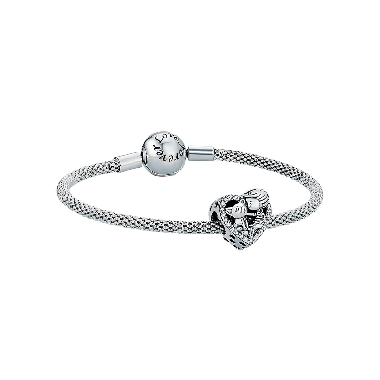 Charm de Corazón, Plata .925, Ame Glam Pop