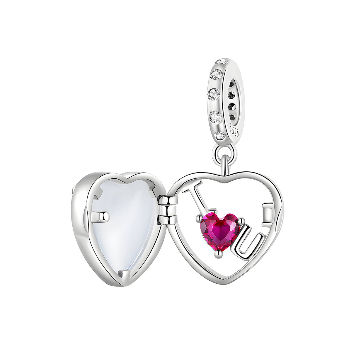 Charm de Corazón, Plata .925, Ame Glam Pop