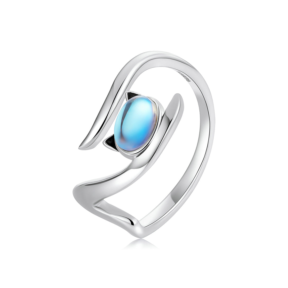 Anillo de Plata .925, Blue Cat, Miow