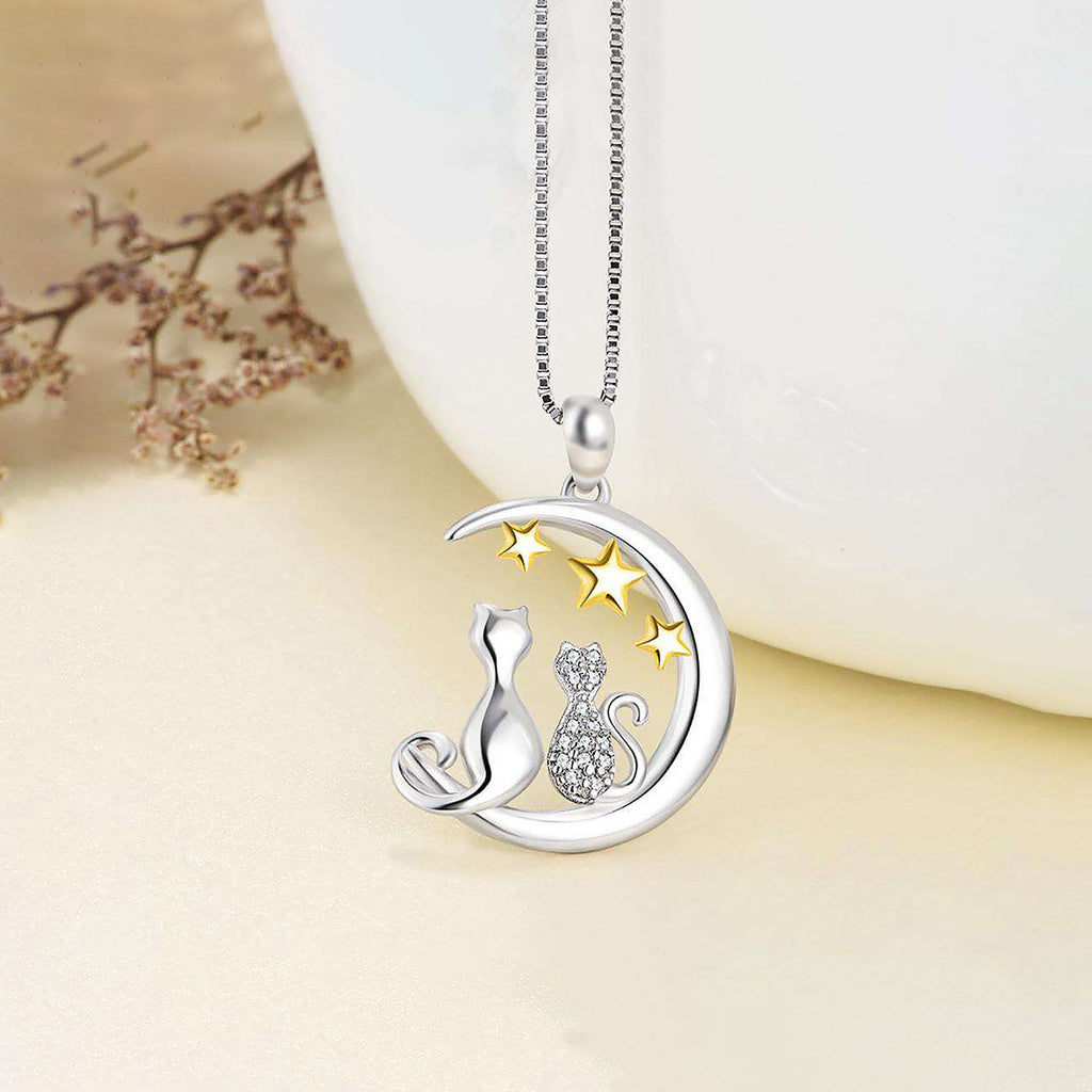 Collar de Plata .925, Cat Moon, Miow