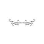 Aretes de Plata .925, Cats Twin, Miow