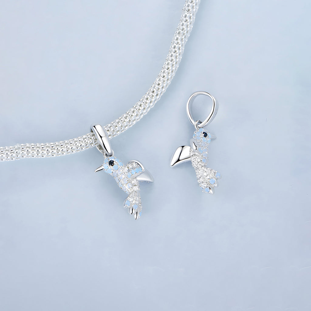 Charm de Colibrí, Plata .925, Ame Glam Pop