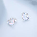 Aretes de Plata .925, Cats On The Moon, Miow
