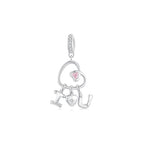 Charm de Corazón, Plata .925, Ame Glam Pop