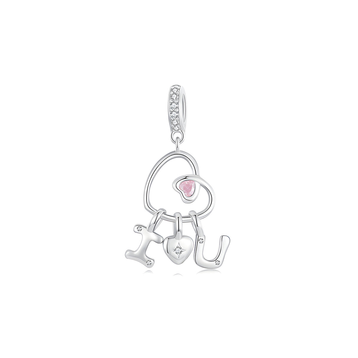 Charm de Corazón, Plata .925, Ame Glam Pop