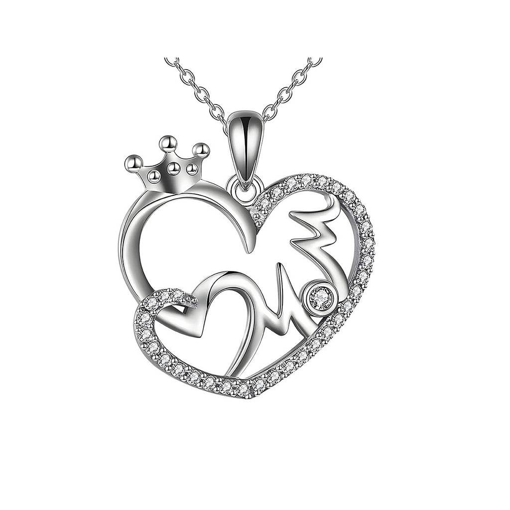 Collar de Corazón, Plata .925, Ame Glam Pop