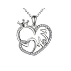 Collar de Corazón, Plata .925, Ame Glam Pop