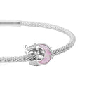 Charm de Plata .925, Pink Moon Cats, Miow