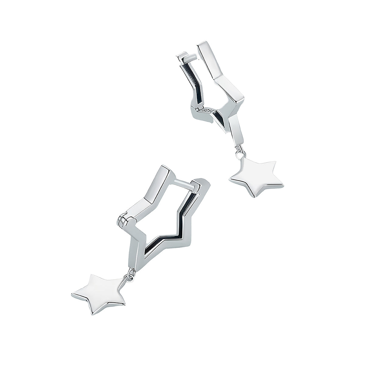 Aretes de Estrella, Plata .925, Ame Glam Pop