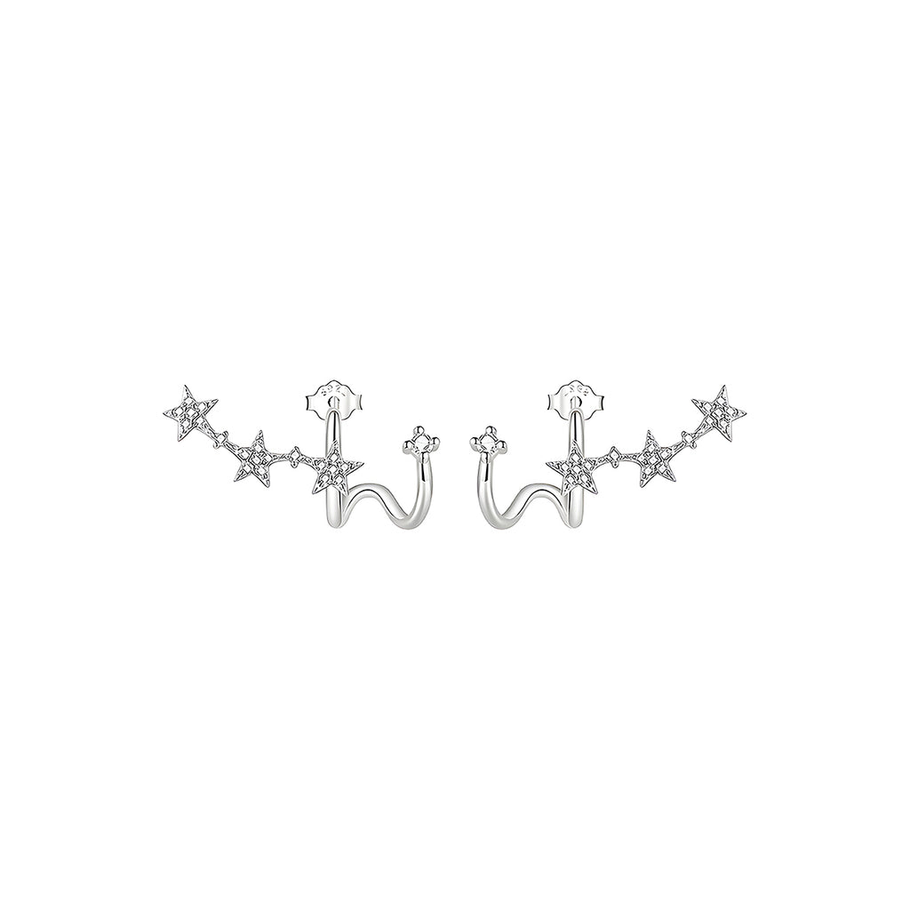 Aretes de Estrella, Plata .925, Ame Glam Pop