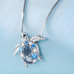 Collar de Tortuga, Plata .925, Ame Glam Pop