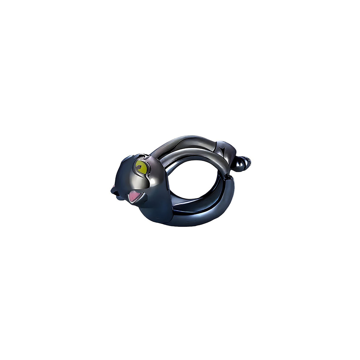 Charm de Plata .925, Black Hug Cat, Miow
