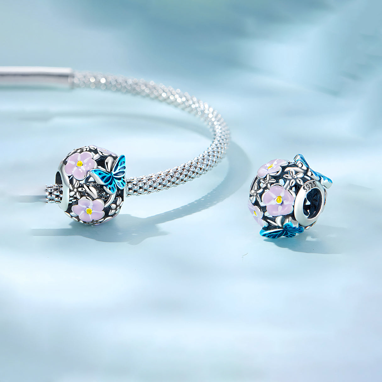 Charm de Flores, Plata .925, Ame Glam Pop