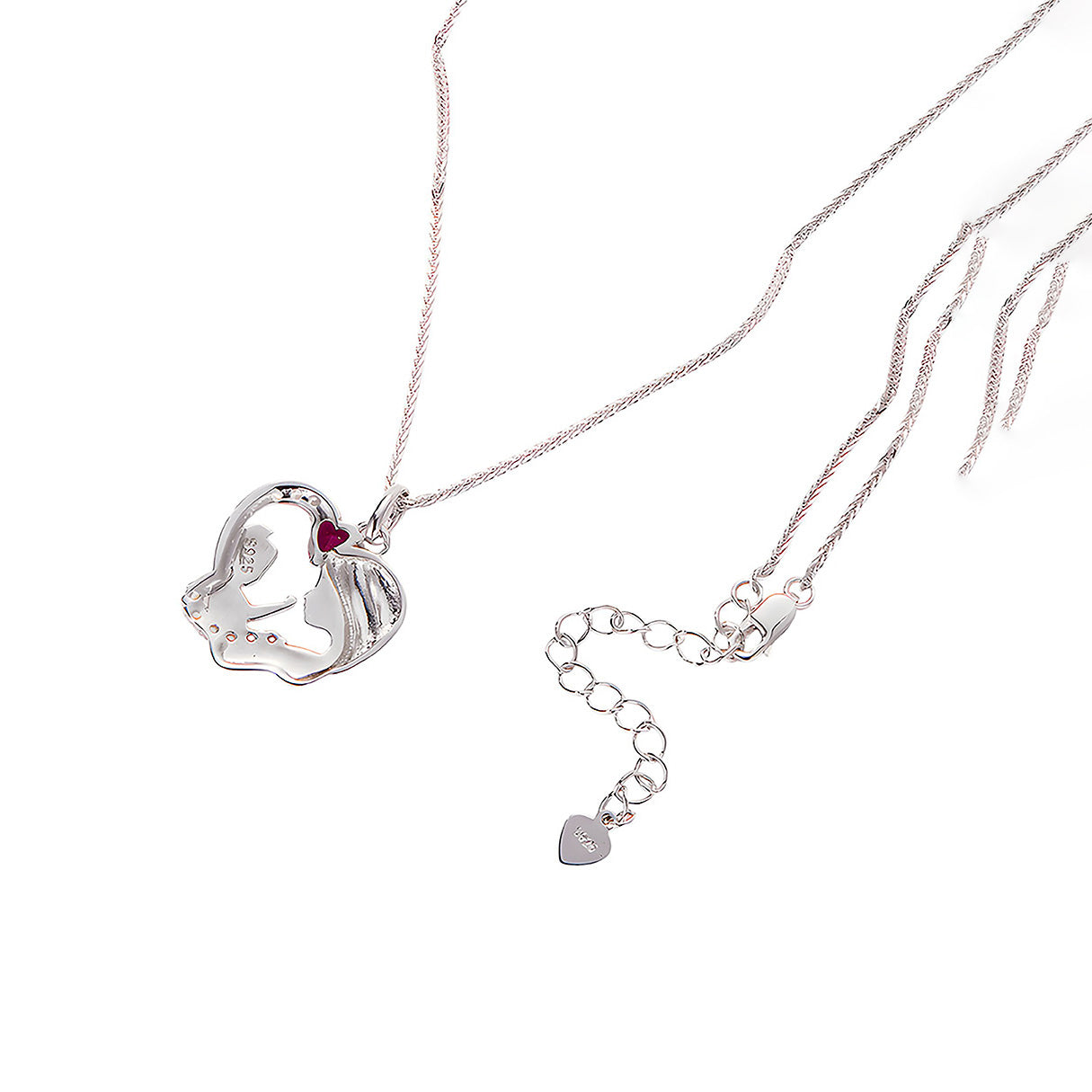 Collar de Corazón, Plata .925, Ame Glam Pop