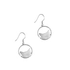 Aretes de Plata .925, Black Cat Hanging, Miow