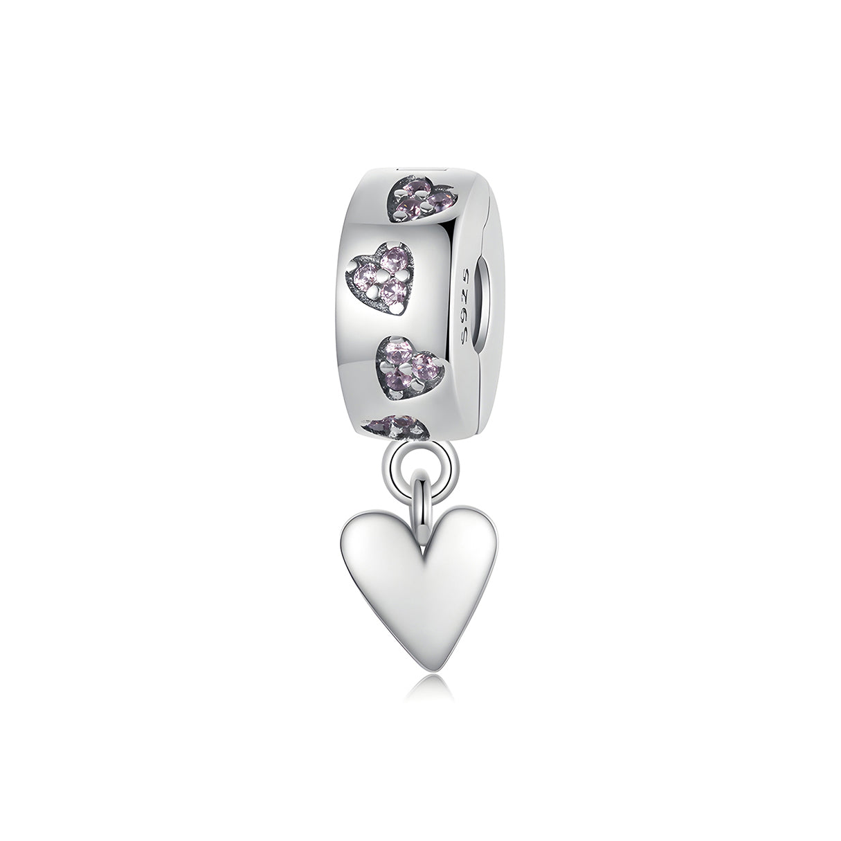 Charm de Corazón, Plata .925, Ame Glam Pop