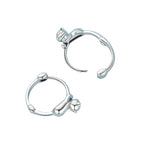 Aretes de Plata .925, Hugging Cats, Miow