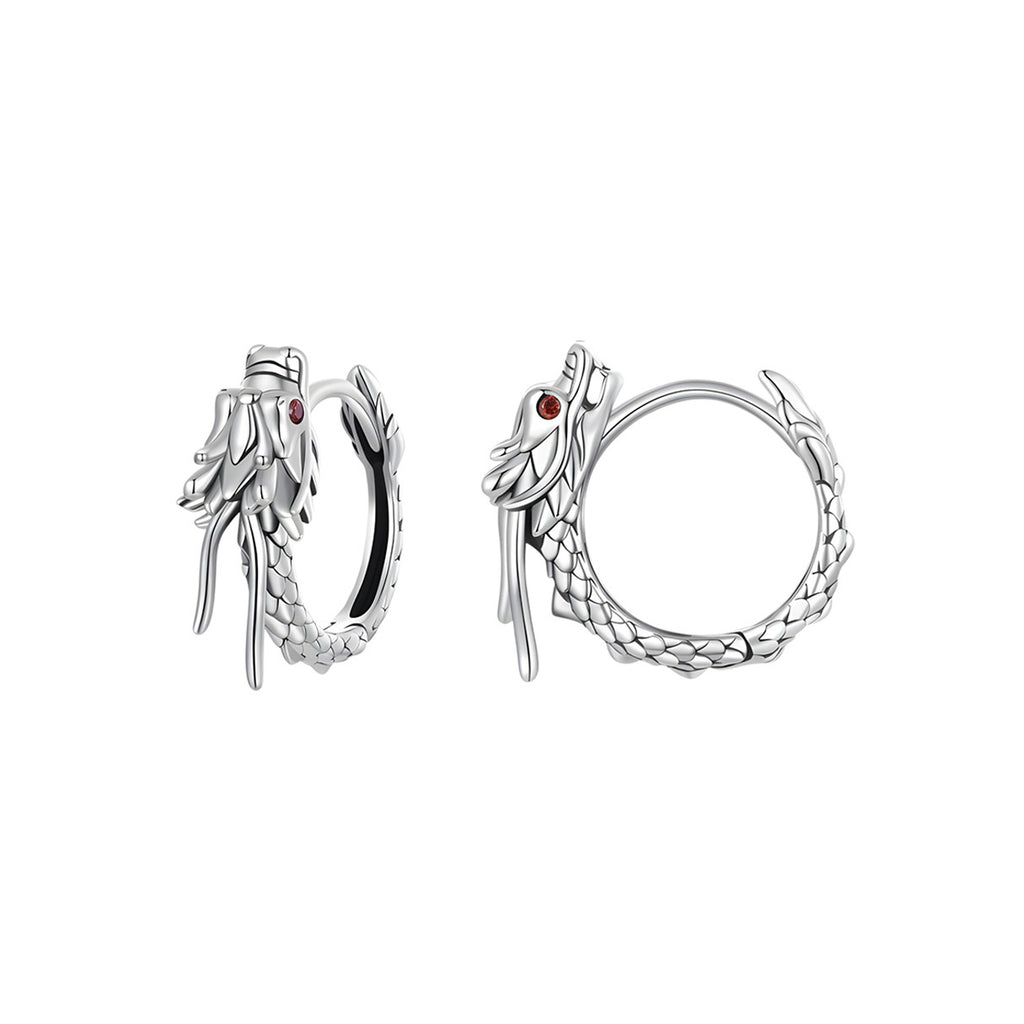 Aretes de Dragón, Plata .925, Ame Glam Pop