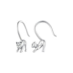 Aretes de Plata .925, Cats Playing, Miow