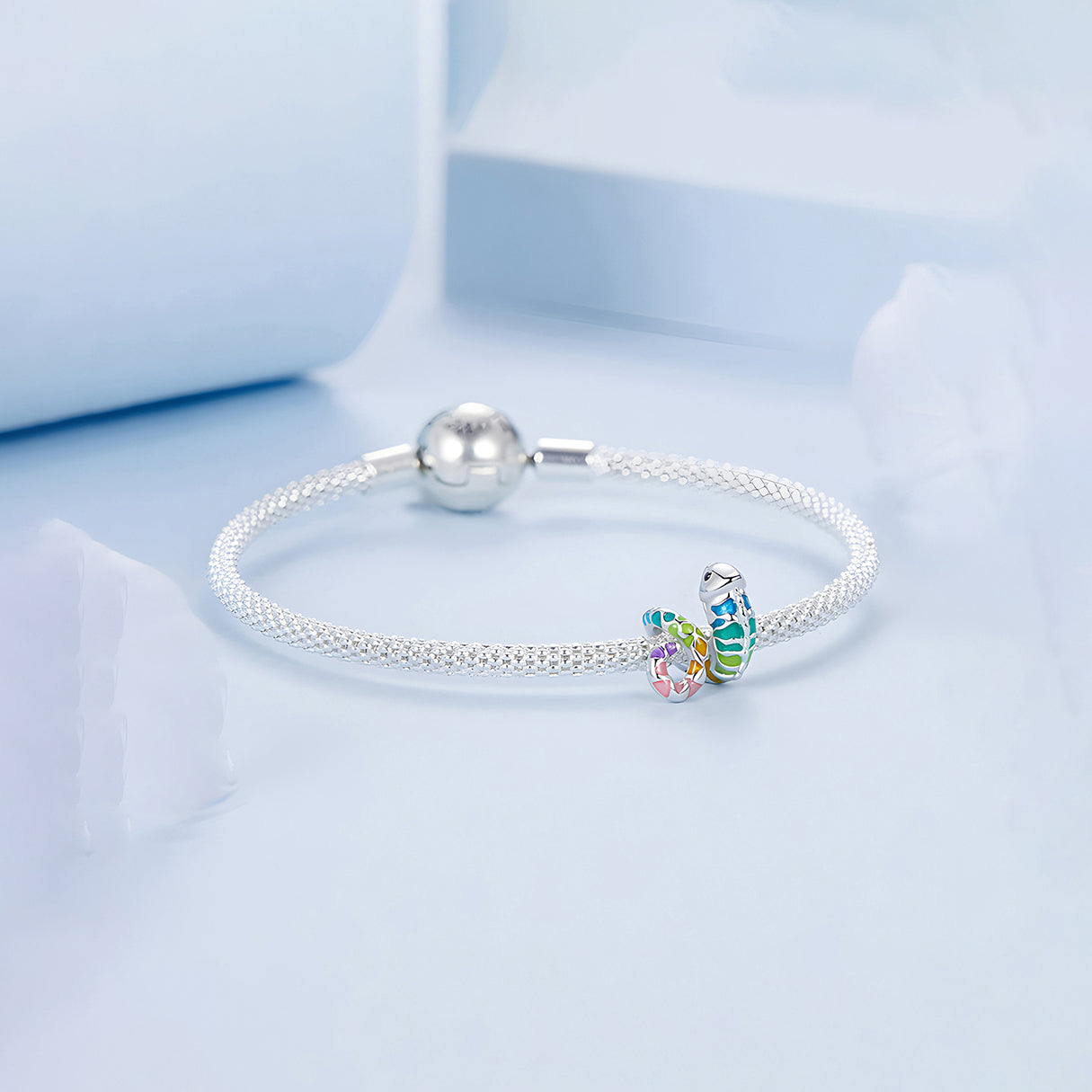 Charm de Camaleón, Plata .925, Ame Glam Pop
