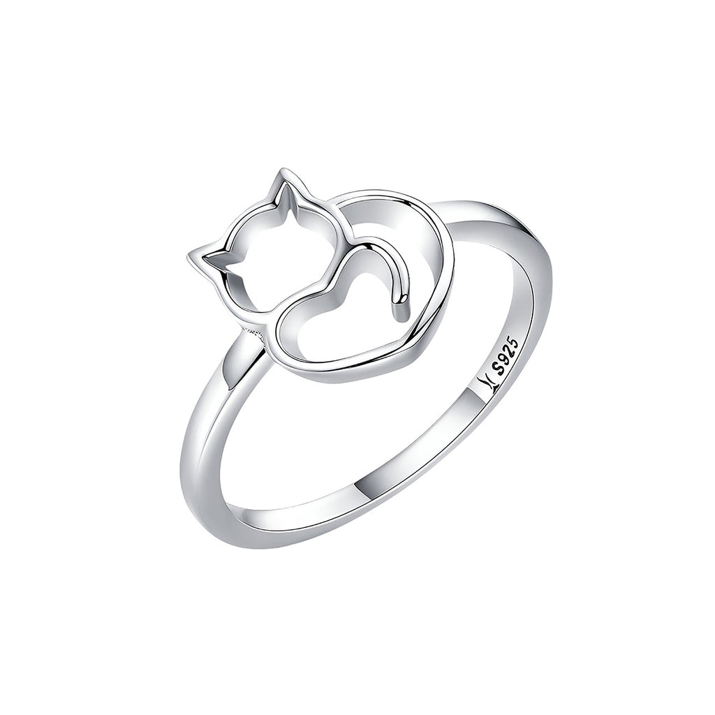 Anillo de Plata .925, Cat'S Love, Miow N°6