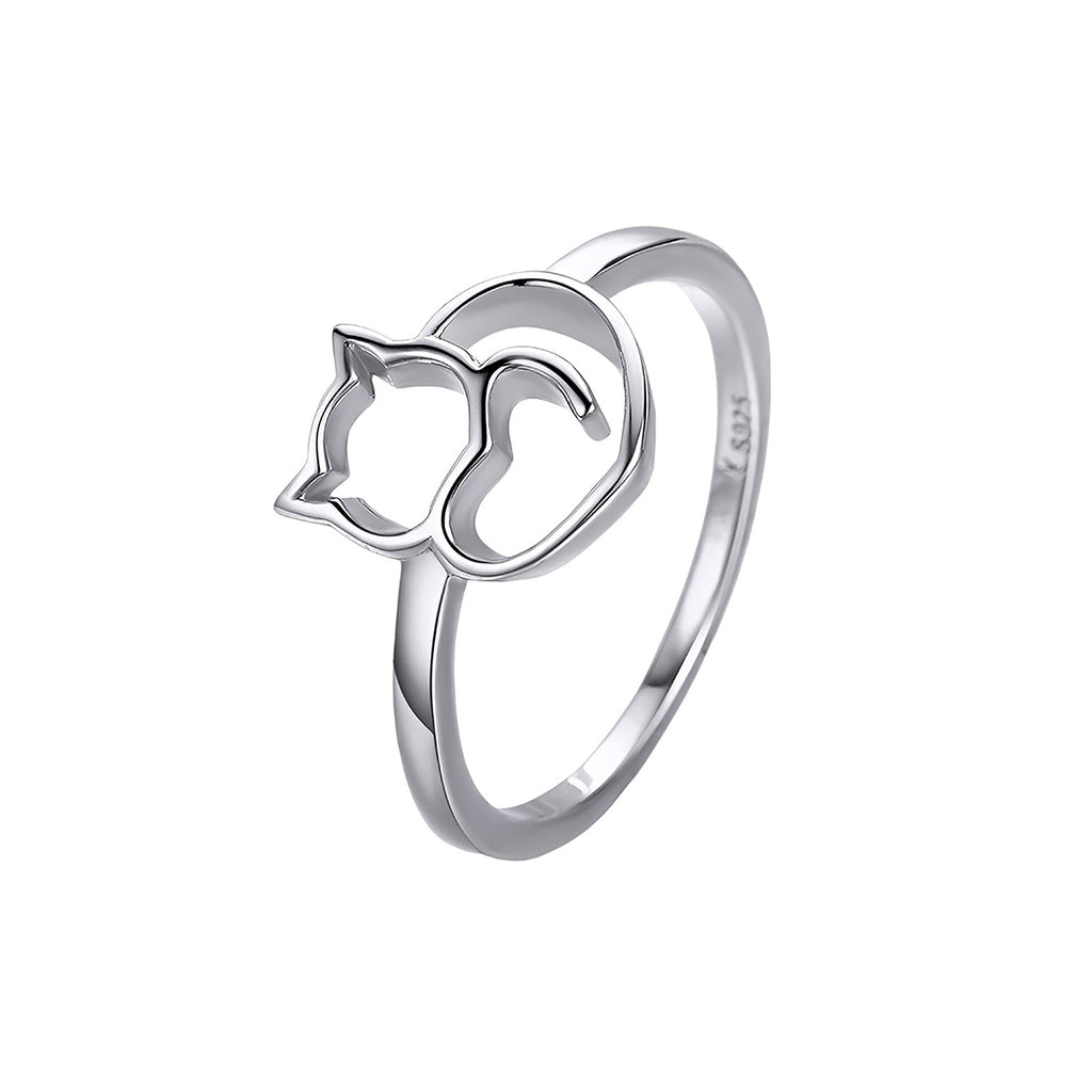 Anillo de Plata .925, Cat'S Love, Miow N°8
