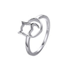 Anillo de Plata .925, Cat'S Love, Miow N°8