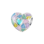 Charm de Corazón, Plata .925, Ame Glam Pop