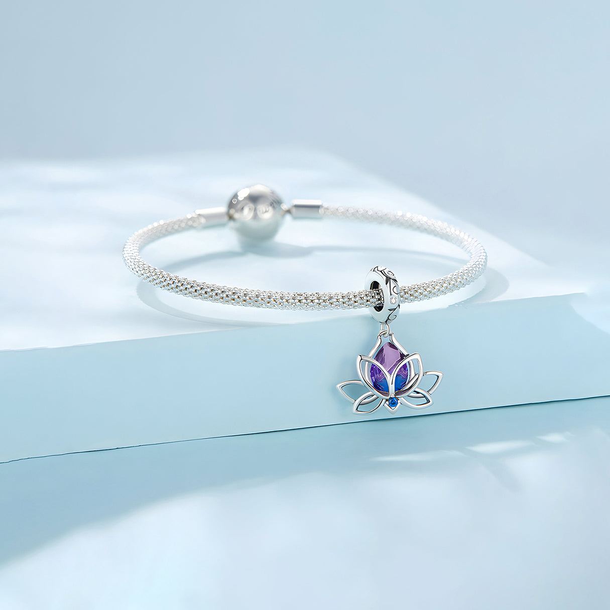 Charm de Flor de Loto, Plata .925, Ame Glam Pop