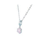 Charm de Plata .925, Pink Footprint, Miow