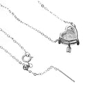 Collar de Corazón, Plata .925, Ame Glam Pop