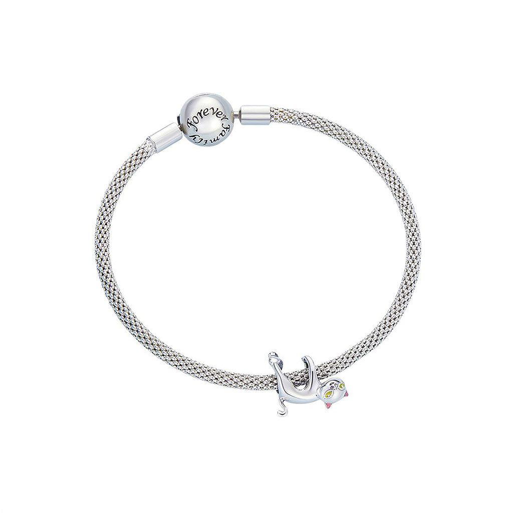Charm de Plata .925, Cat Hug, Miow