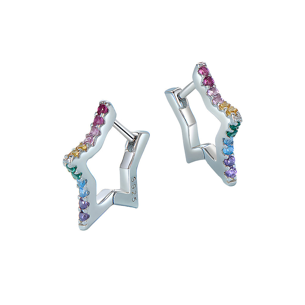Aretes de Estrella, Plata .925, Ame Glam Pop