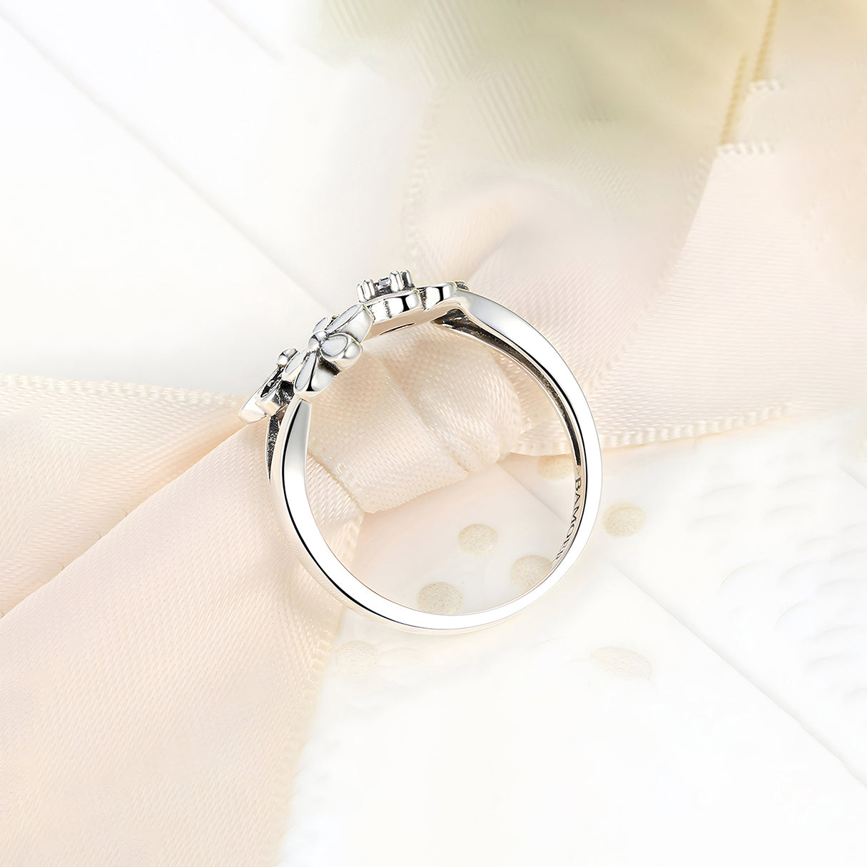 Anillo de Flores, Plata .925, Ame Glam Pop N°7