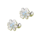 Aretes de Flor, Plata .925, Ame Glam Pop