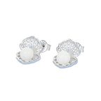 Aretes de Concha, Plata .925, Ame Glam Pop