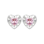 Aretes de Corazón, Plata .925, Ame Glam Pop