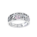 Anillo de Flor, Plata .925, Ame Glam Pop N°7