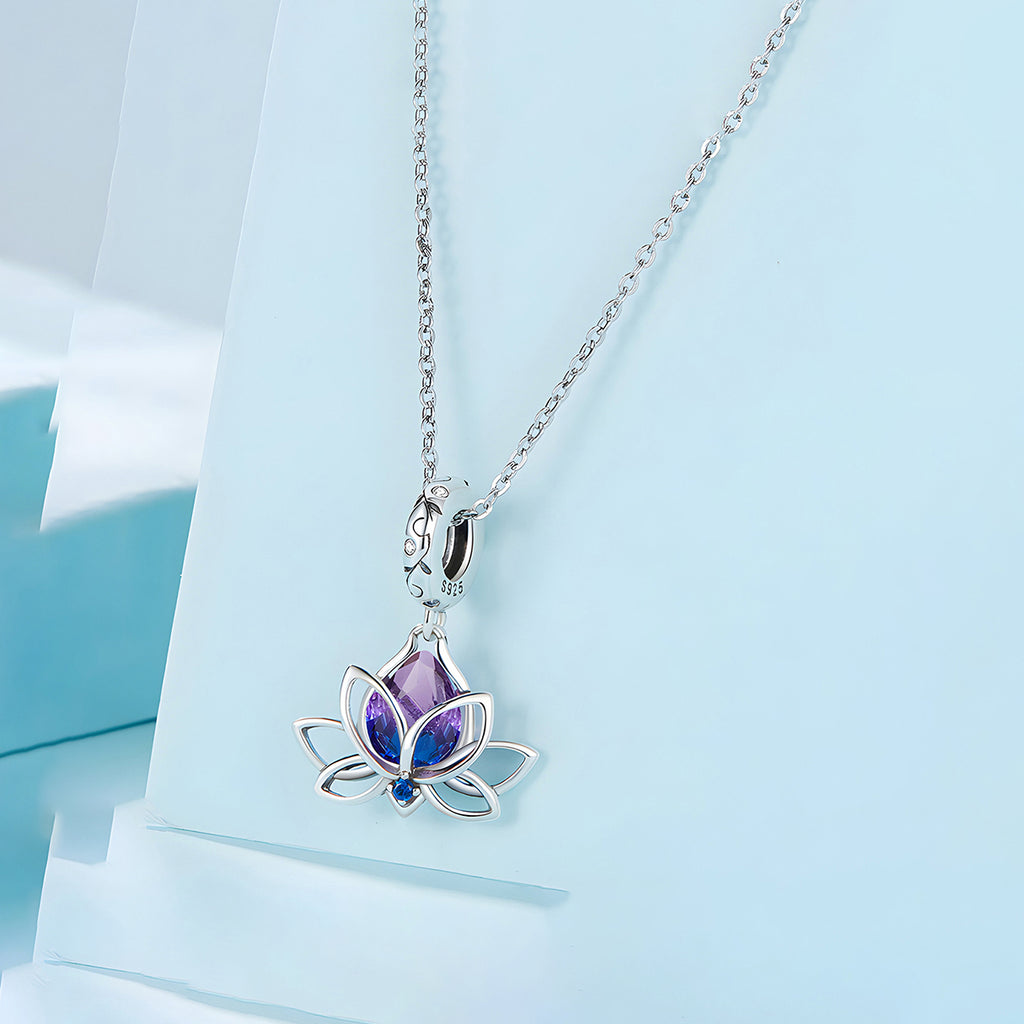 Charm de Flor de Loto, Plata .925, Ame Glam Pop