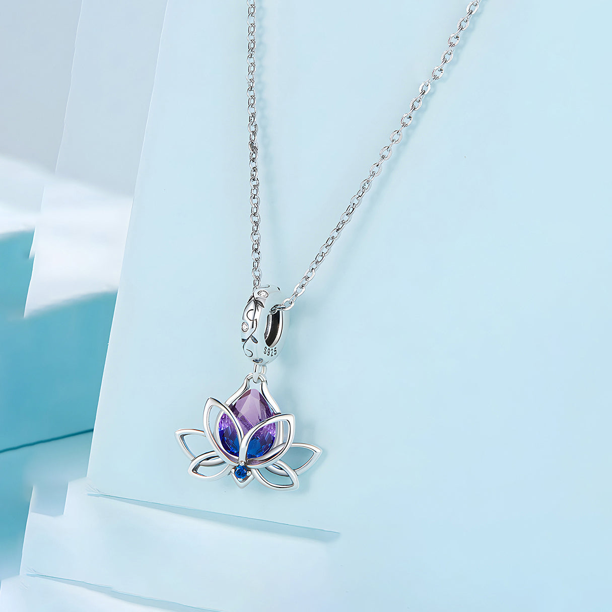 Charm de Flor de Loto, Plata .925, Ame Glam Pop
