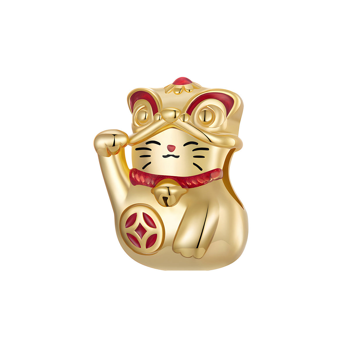 Charm de Plata .925, Chinese Cat, Miow