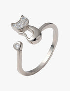 Anillo de Plata .925, Shiny Cat, Miow