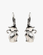 Aretes de Plata .925, Cat Hoop, Miow