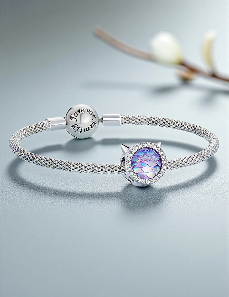 Charm de Plata .925, Mermaid Cat, Miow